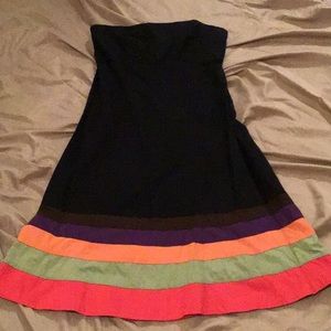 Gap. Size 4. Black strapless